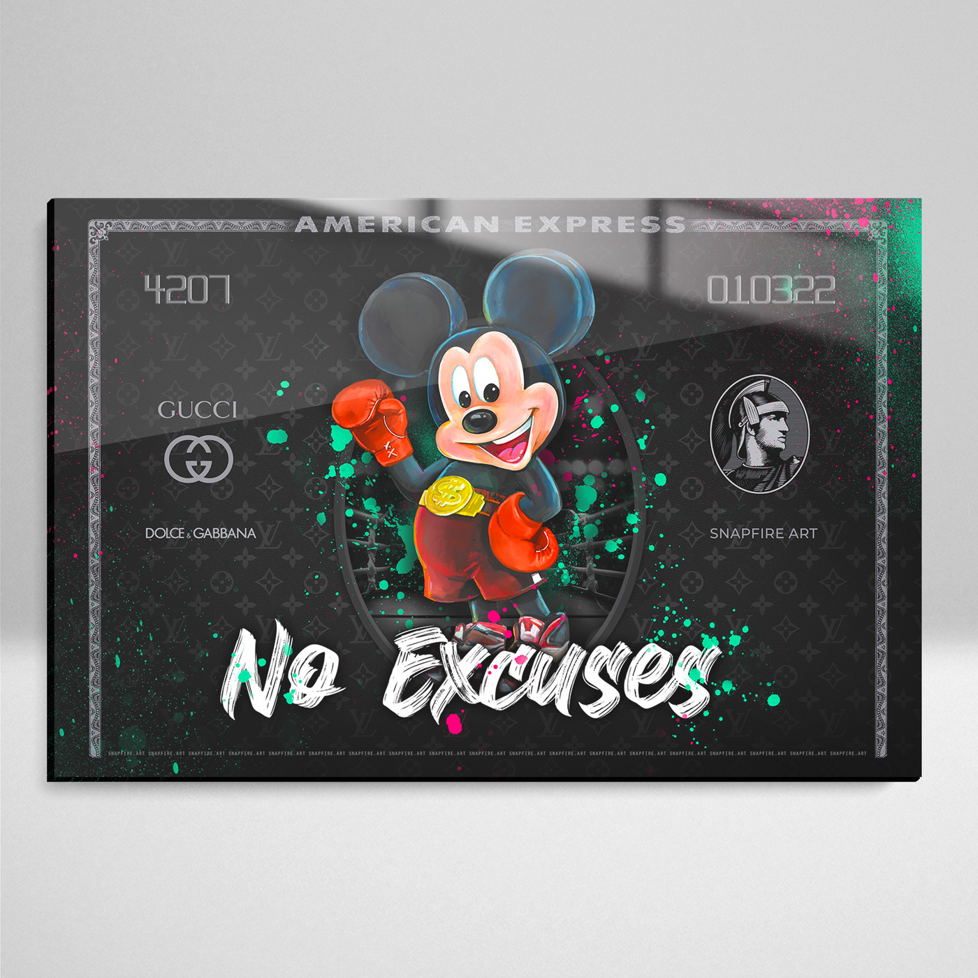Black Cash - No Excuses Boxer Mouse