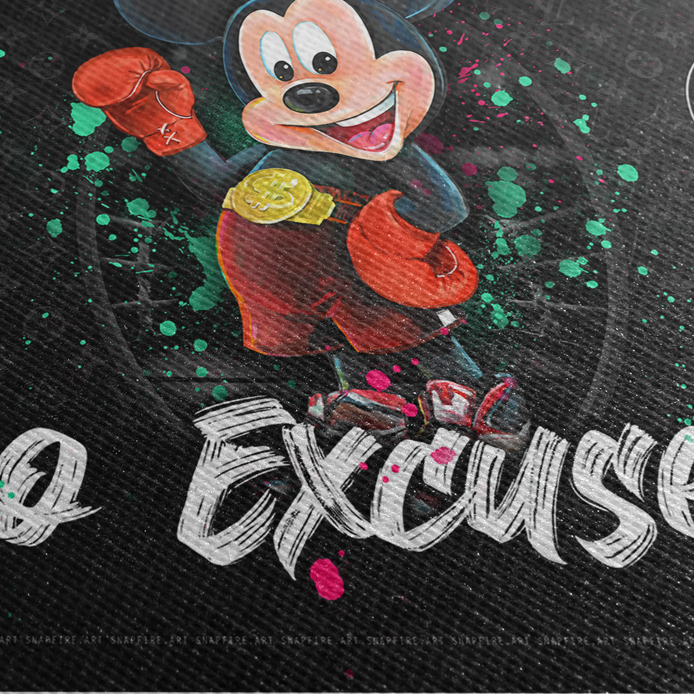 Black Cash - No Excuses Boxer Mouse