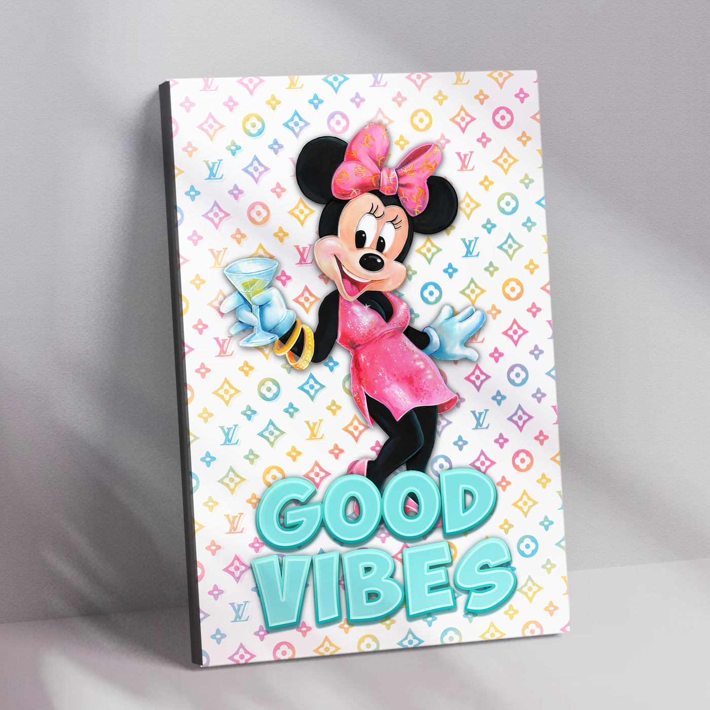 Good Vibes - Girly Mouse Colorful