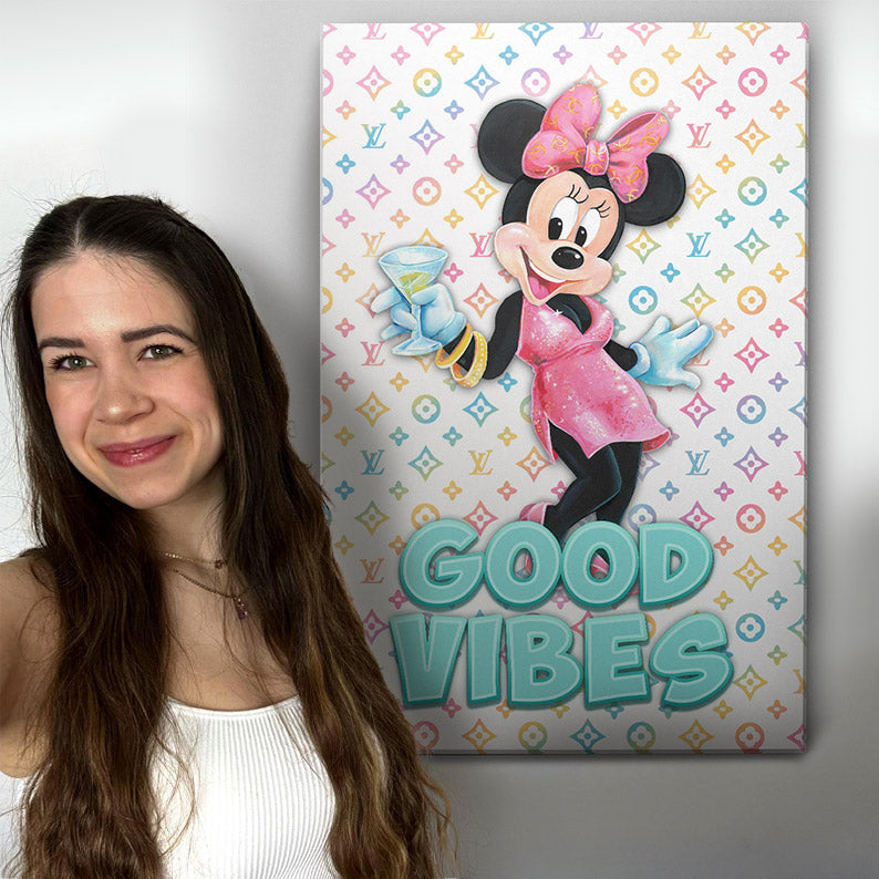 Good Vibes - Girly Mouse Colorful