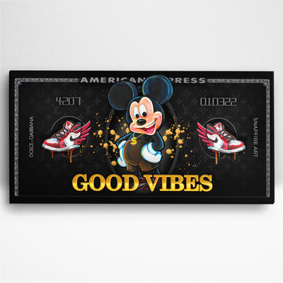 Good Vibes - Sneaker - Leinwandbild