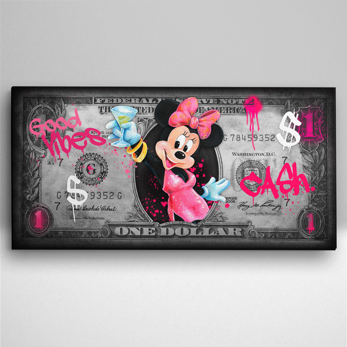 Good Vibes Pink - Cash Art
